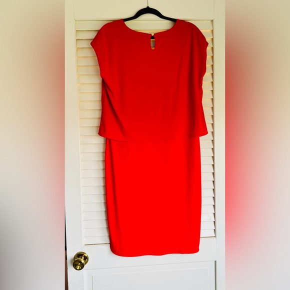 Ralph Lauren Red Layered Dress - Picture 3 of 3